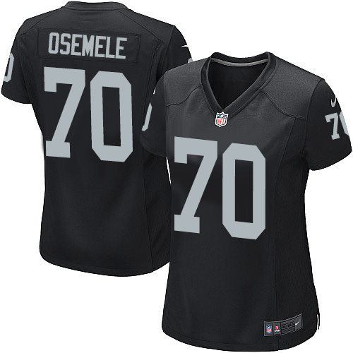 Women's Game Kelechi Osemele Nike Jersey Black Home - #70 NFL Oakland Raiders